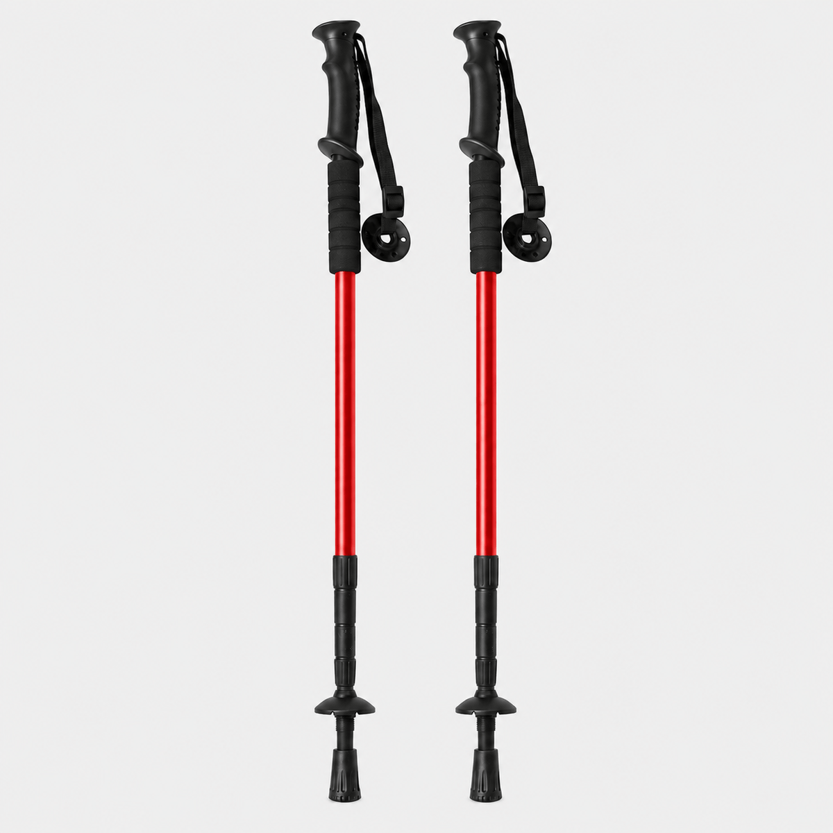 Hiking Camping shock absorbing hiking poles foldable trekking sticks