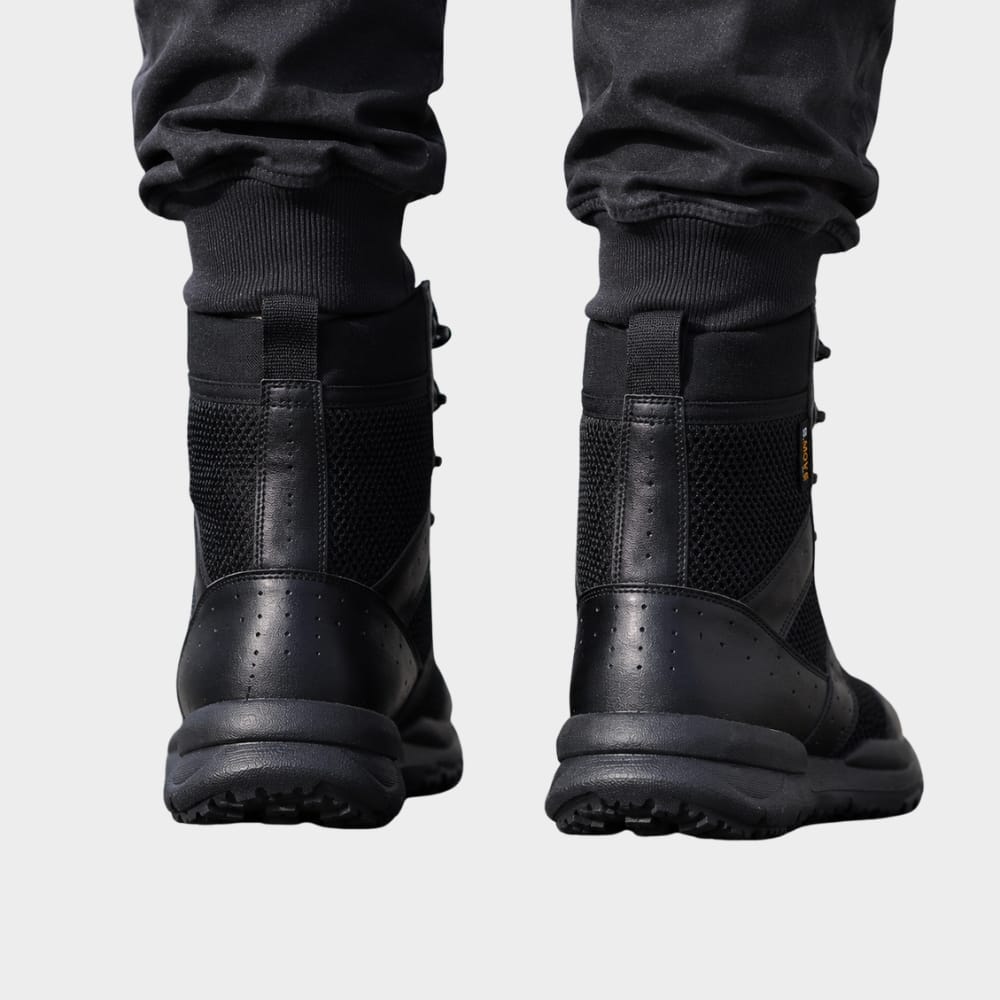 Hiking Camping side zipper tactical hiking boots unisex breathable combat