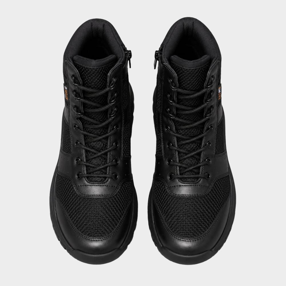 Hiking Camping side zipper tactical hiking boots unisex breathable combat
