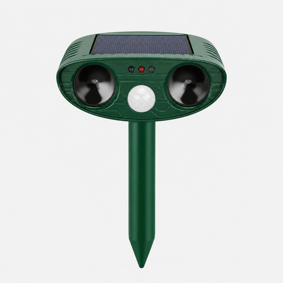 Hiking Camping solar ultrasonic animal pest repellent garden waterproof