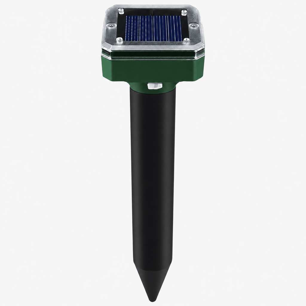 Hiking Camping solar ultrasonic pest repellent outdoor animal deterrent