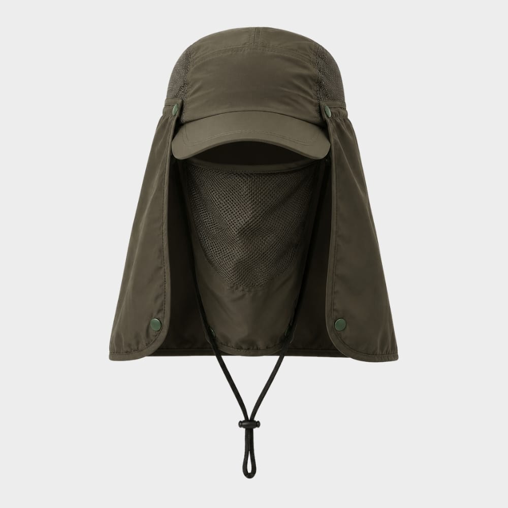 Hiking Camping sun protection hat with face and neck cover hiking cap