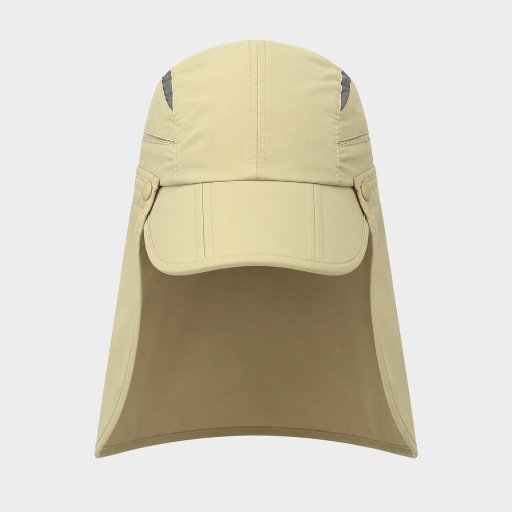 Hiking Camping sun visor hat with neck flap UV protection