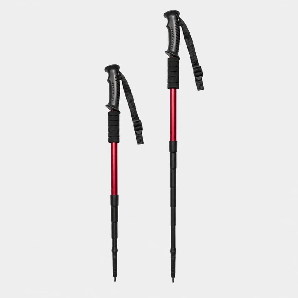 Hiking Camping telescopic hiking pole shock absorbing walking stick