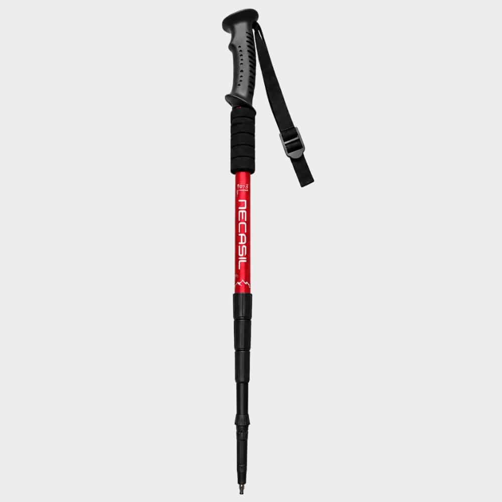 Hiking Camping telescopic hiking pole shock absorbing walking stick