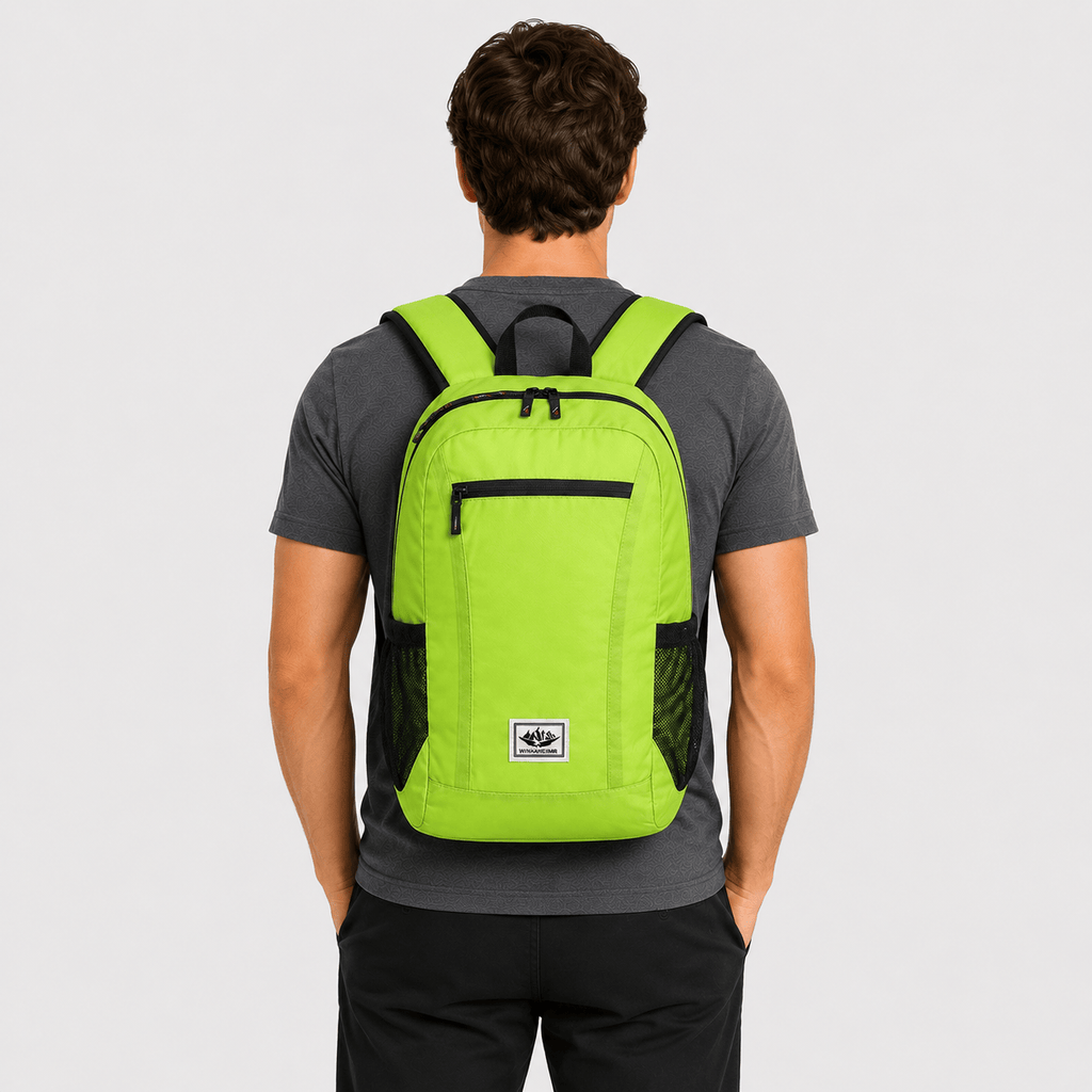 Hiking Camping ultralight foldable hiking backpack 18L travel daypack