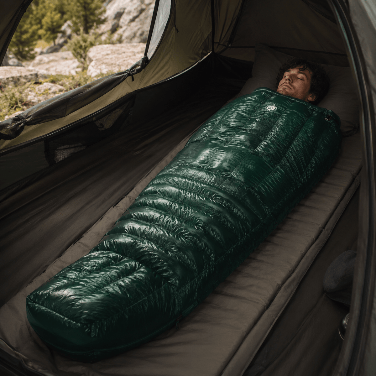 Hiking Camping ultralight winter down sleeping bag -5 degree camping quilt