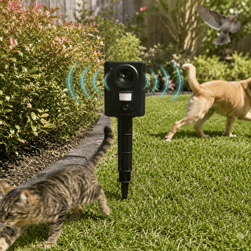 Hiking Camping ultrasonic pest repellent outdoor motion sensor animal deterrent