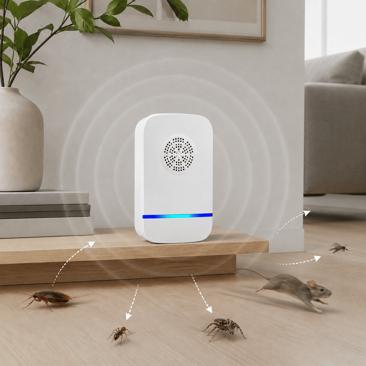 Hiking Camping ultrasonic pest repellent plug in indoor