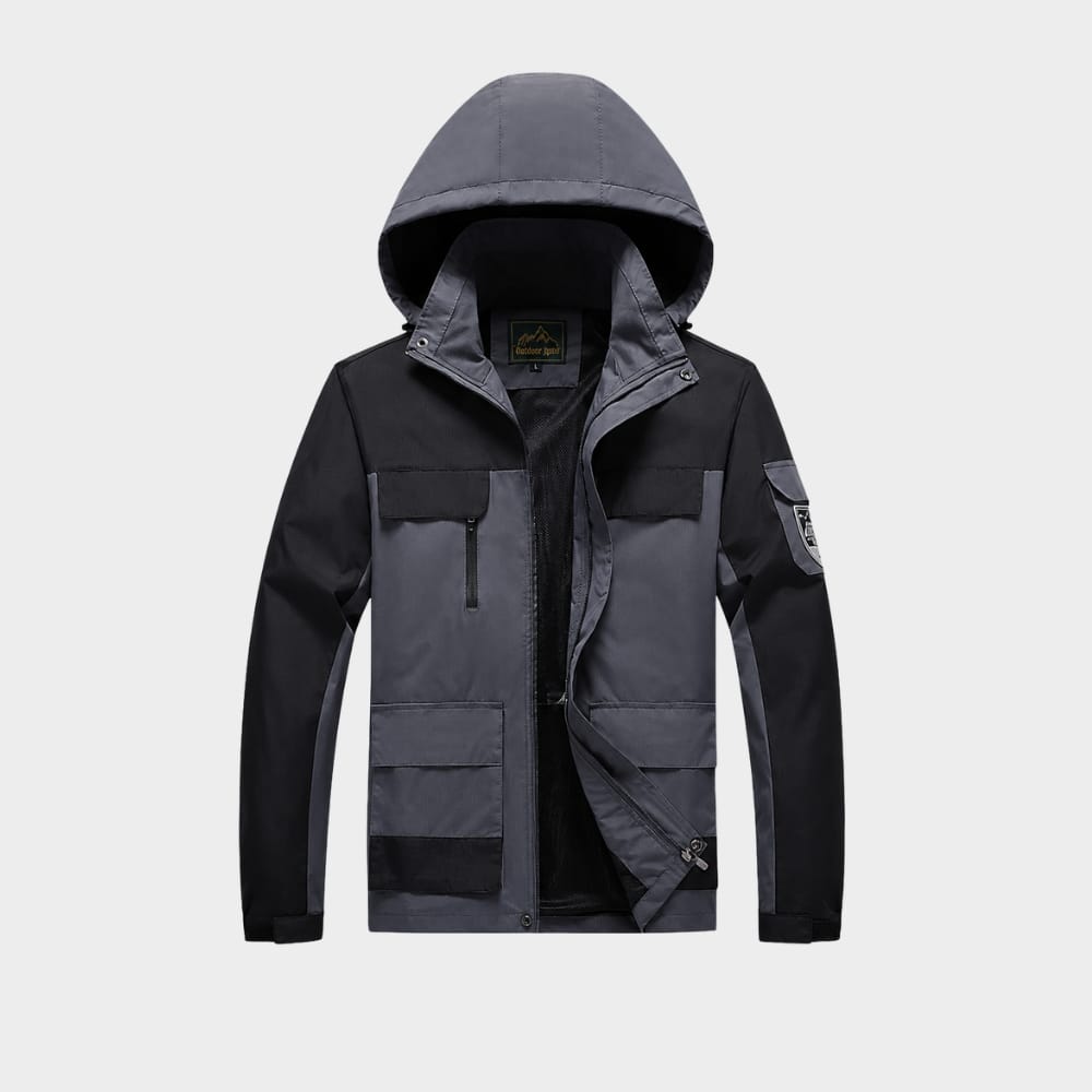 Hiking Camping unisex hooded windproof waterproof hiking jacket