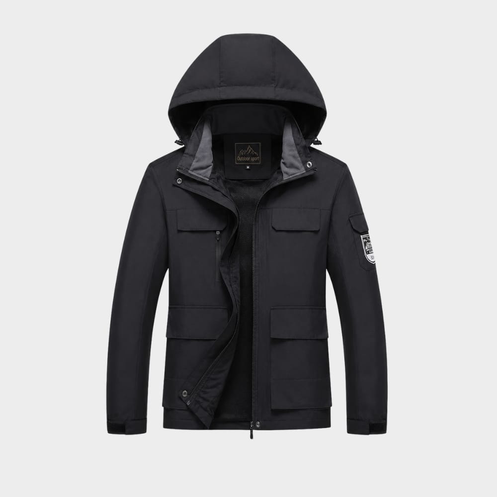Hiking Camping unisex hooded windproof waterproof hiking jacket