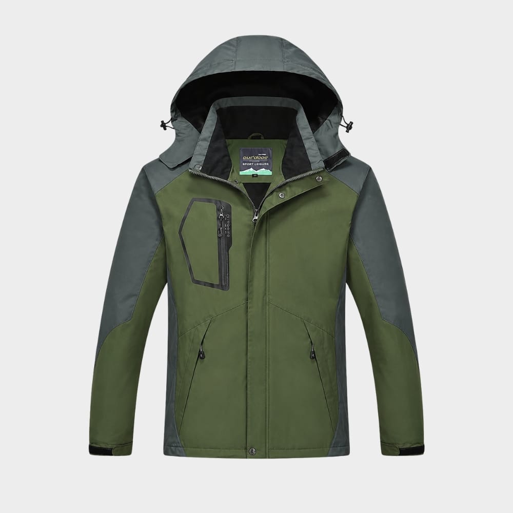 Hiking Camping unisex hooded windproof waterproof hiking jacket