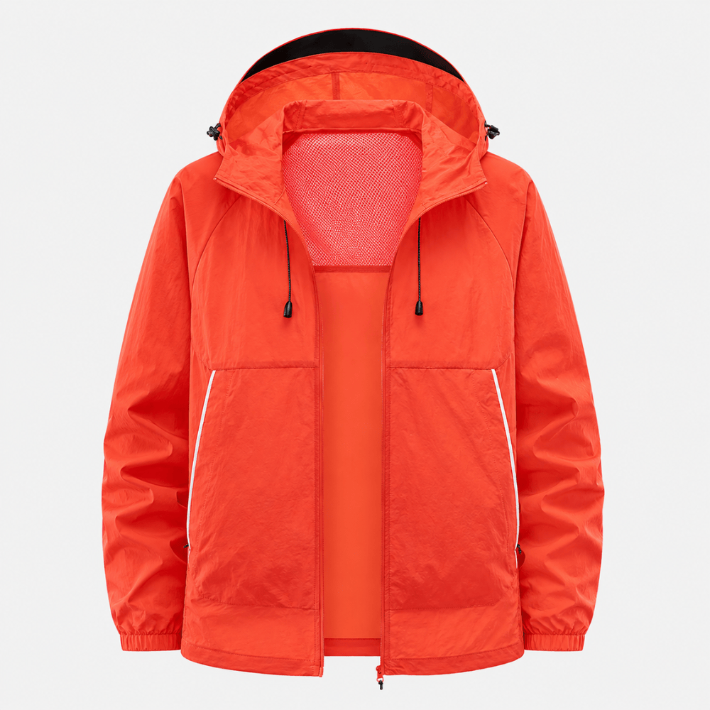 Hiking Camping unisex lightweight sun protective waterproof hiking jacket