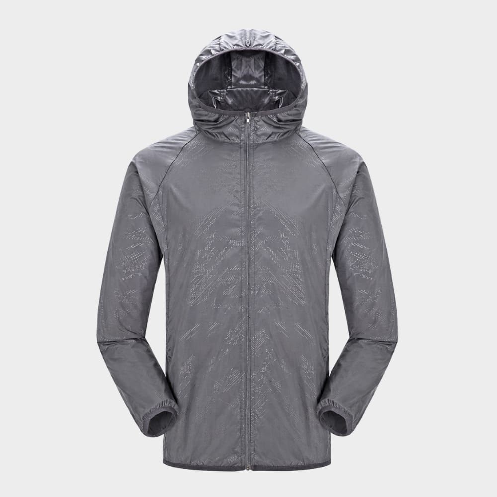 Hiking Camping unisex lightweight waterproof anti UV windbreaker jacket