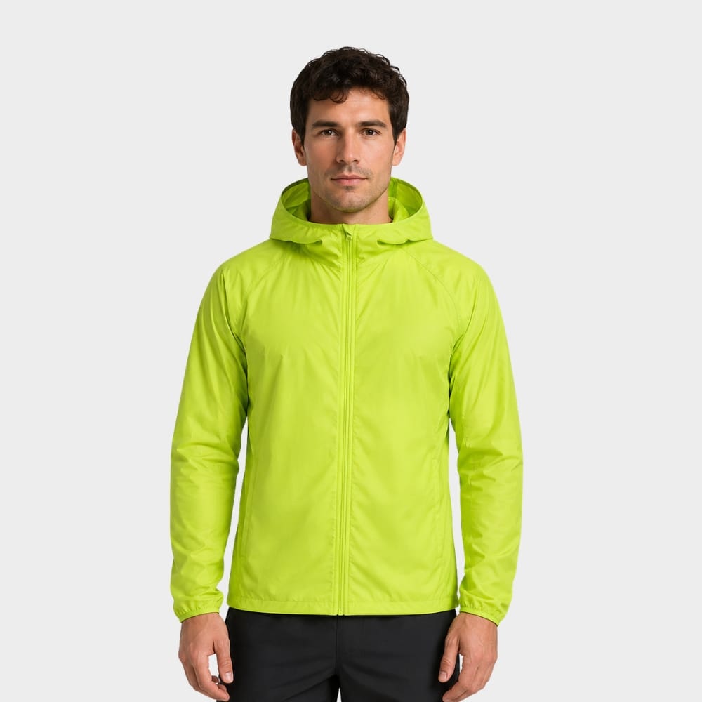 Hiking Camping unisex lightweight waterproof anti UV windbreaker jacket