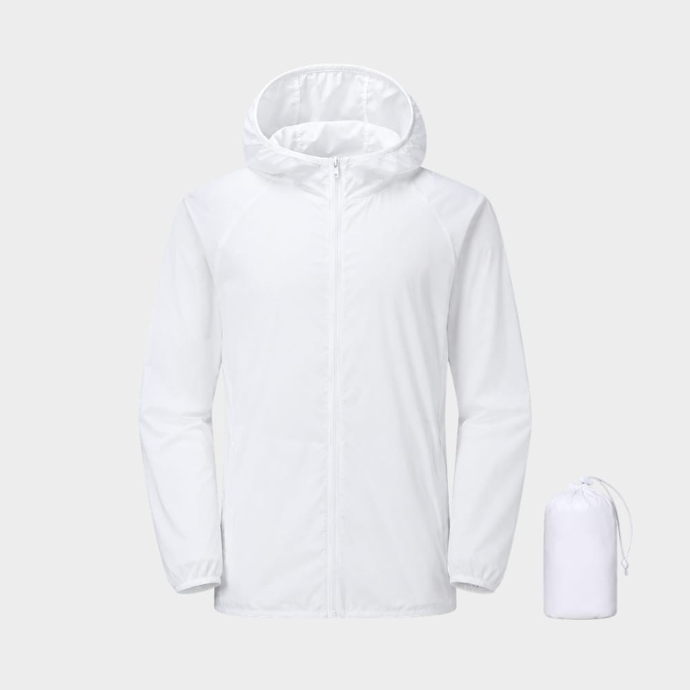 Hiking Camping unisex lightweight waterproof sun protection windbreaker jacket