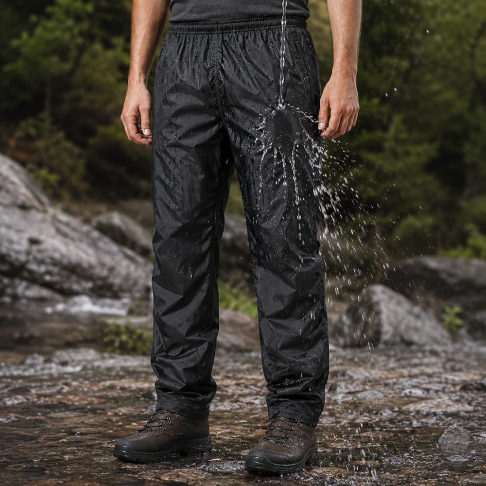 Hiking Camping waterproof breathable hiking trousers lightweight rain pants