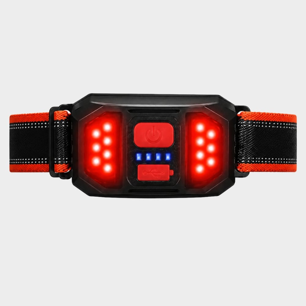 Hiking Camping wide beam rechargeable headlamp waterproof running headlight