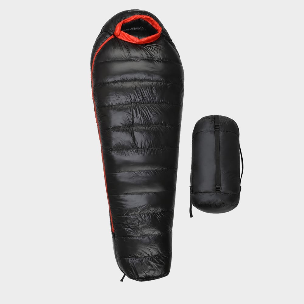 Hiking Camping winter mummy sleeping bag extended size for tall campers