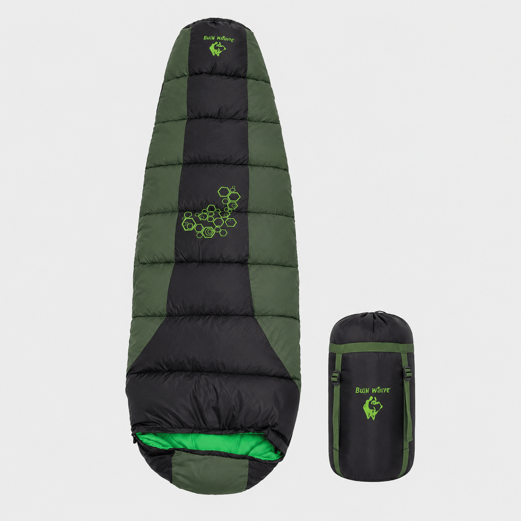 Hiking Camping winter mummy sleeping bag thermal camping 4 season outdoor