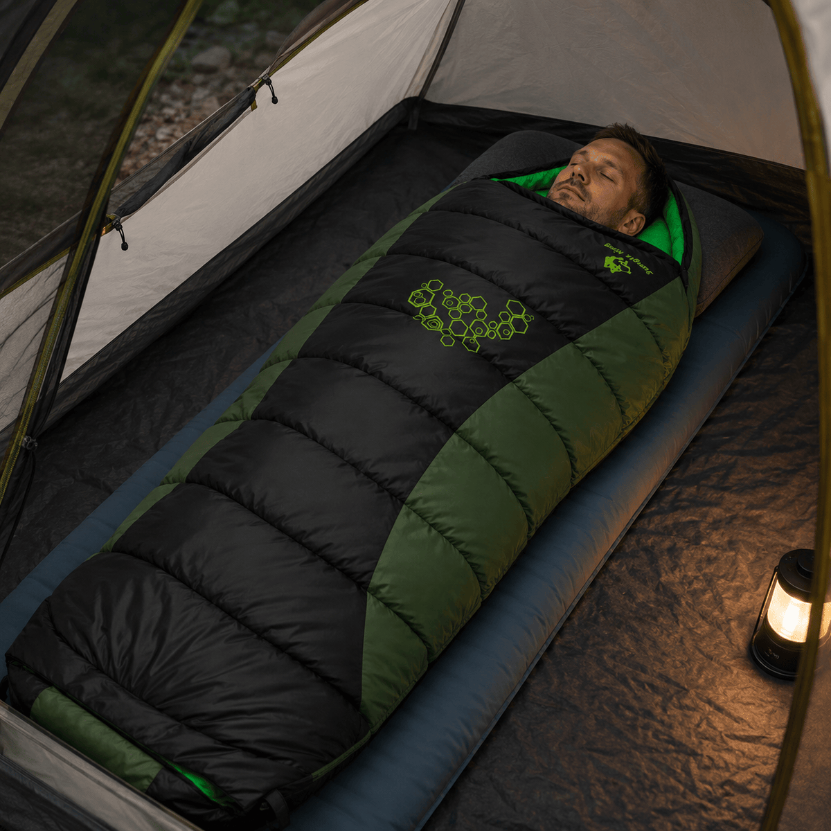 Hiking Camping winter mummy sleeping bag thermal camping 4 season outdoor