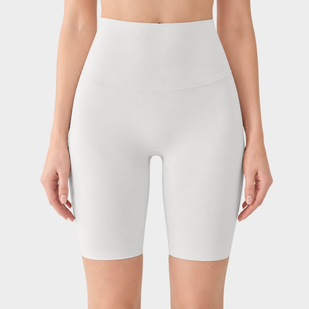 Hiking Camping womens high waist cycling biker shorts knee length