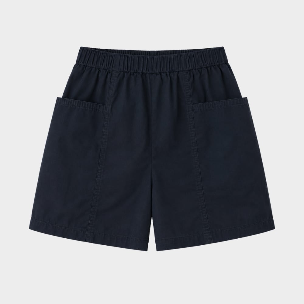 Hiking Camping womens high waist loose summer shorts with pockets