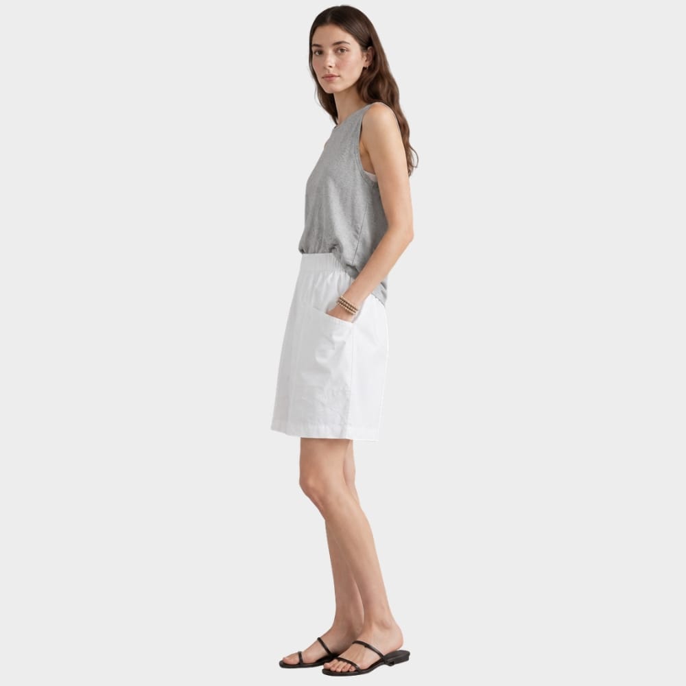 Hiking Camping womens high waist loose summer shorts with pockets