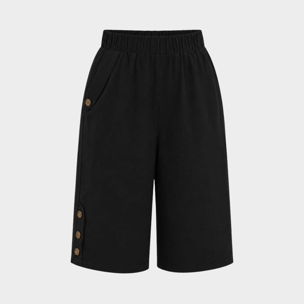 Hiking Camping womens high waist wide leg summer casual shorts
