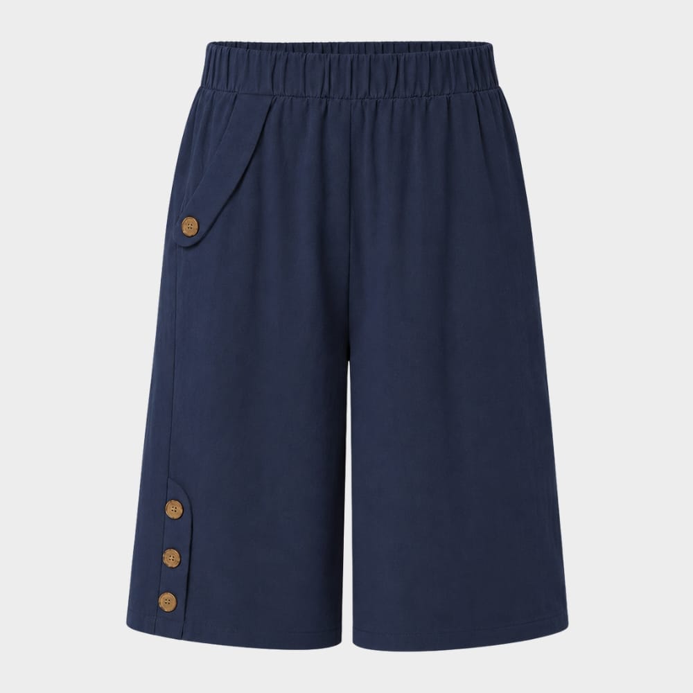 Hiking Camping womens high waist wide leg summer casual shorts