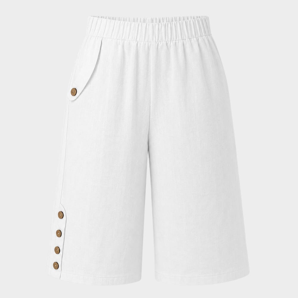 Hiking Camping womens high waist wide leg summer casual shorts