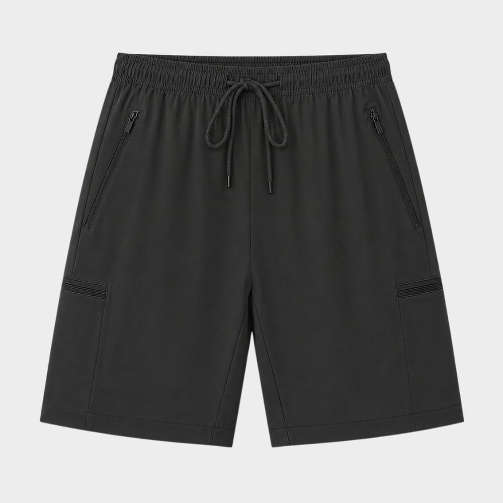 Hiking Camping womens hiking cargo shorts high waist zipper pockets