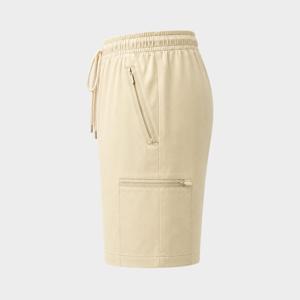 Hiking Camping womens hiking cargo shorts high waist zipper pockets