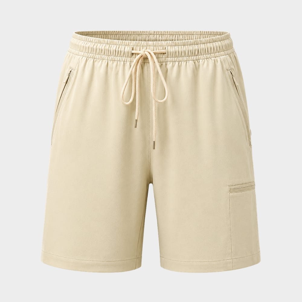 Hiking Camping womens hiking cargo shorts high waist zipper pockets