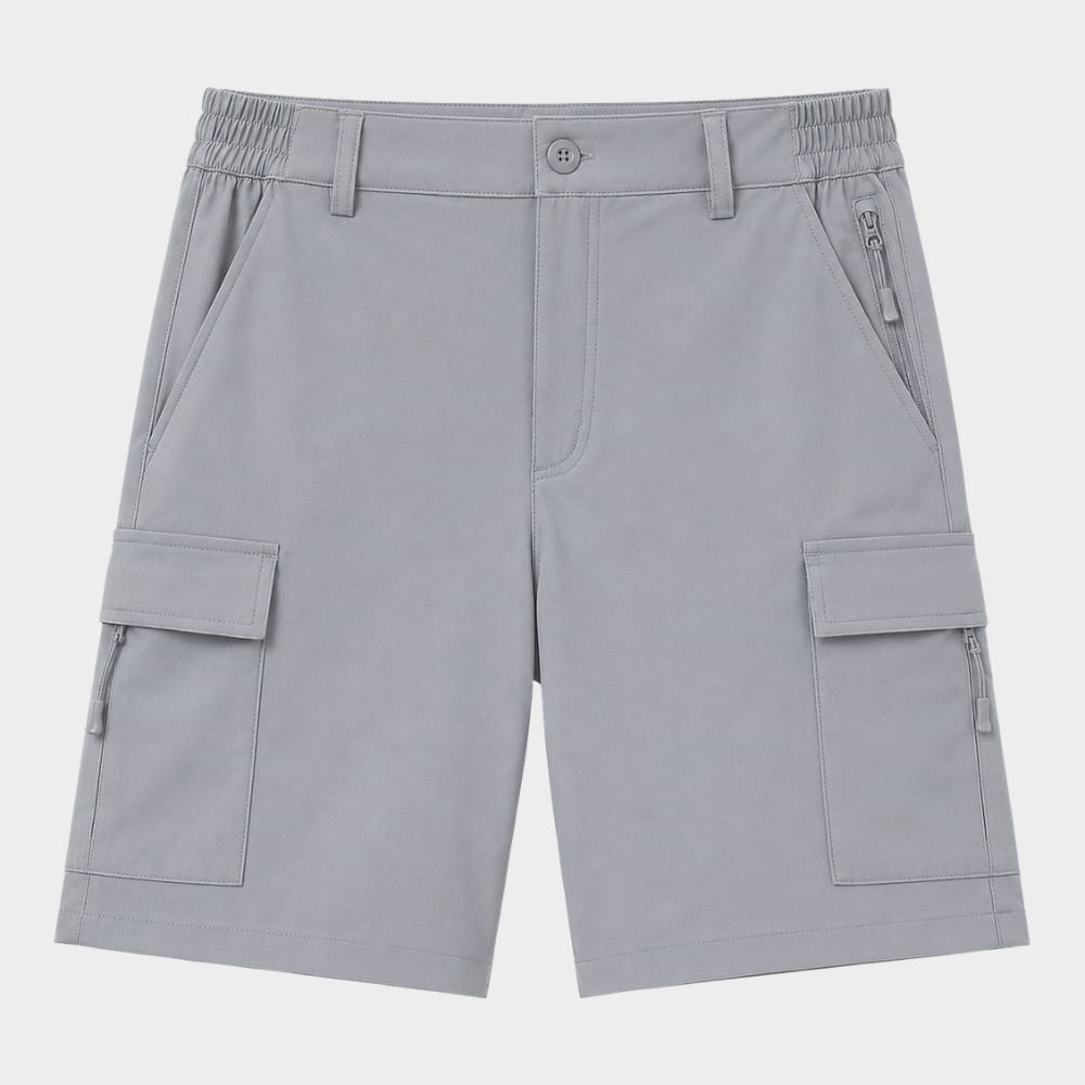 Hiking Camping womens quick dry hiking cargo shorts zipper pockets