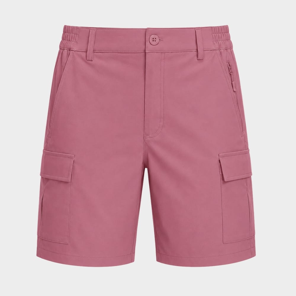 Hiking Camping womens quick dry hiking cargo shorts zipper pockets