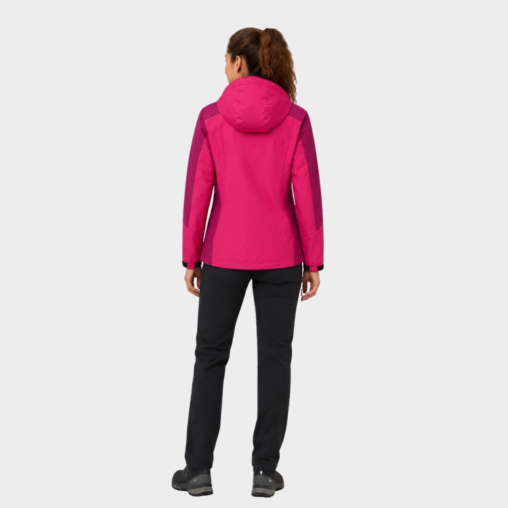 Hiking Camping womens waterproof windproof hiking jacket hooded outdoor