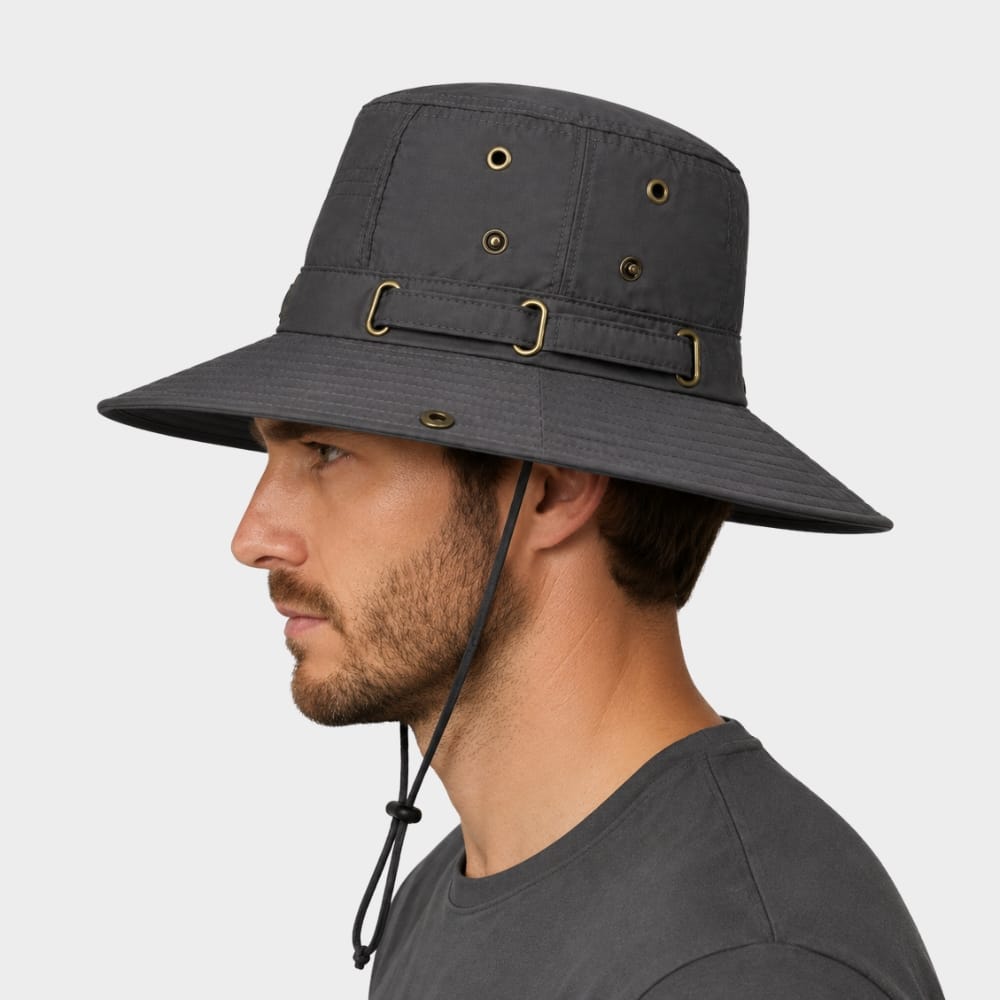 Hiking Camping womens wide brim sun hat uv protection bucket hat