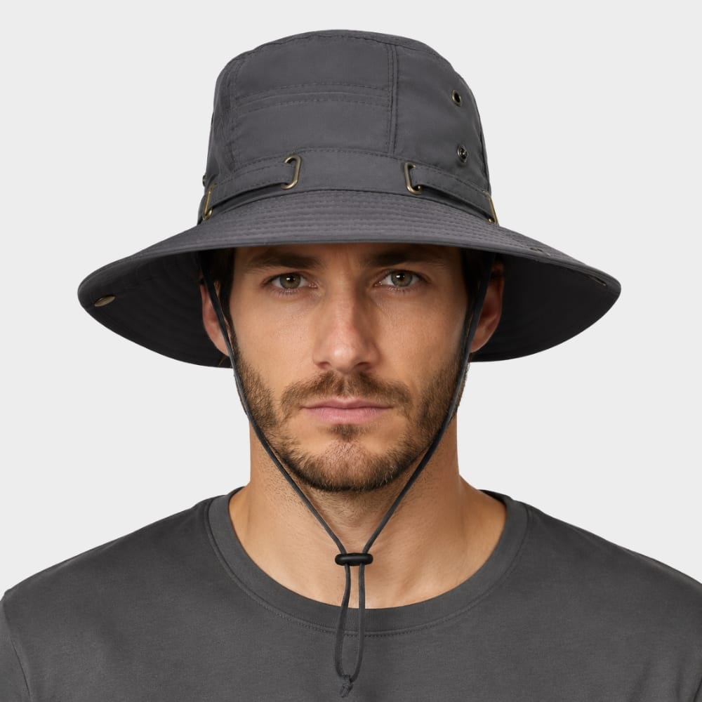 Hiking Camping womens wide brim sun hat uv protection bucket hat