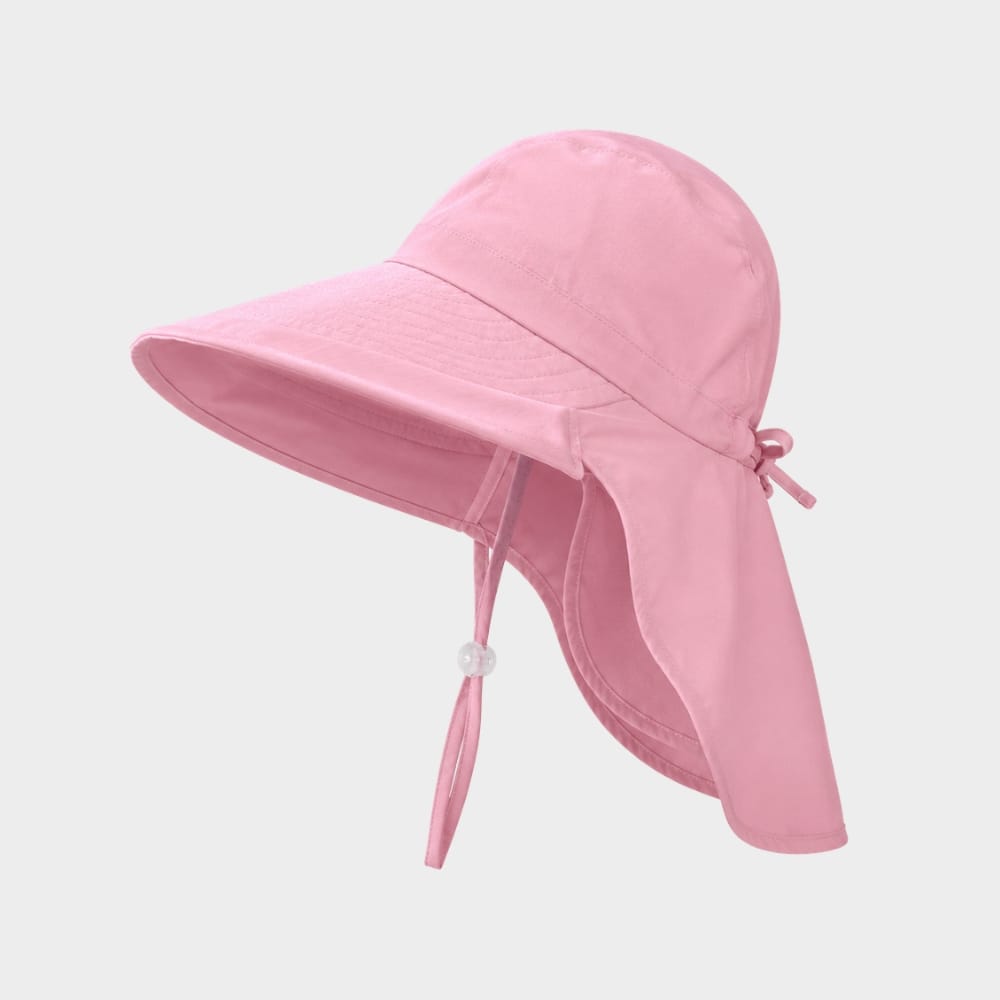 Hiking Camping womens wide brim sun hat with neck flap ponytail