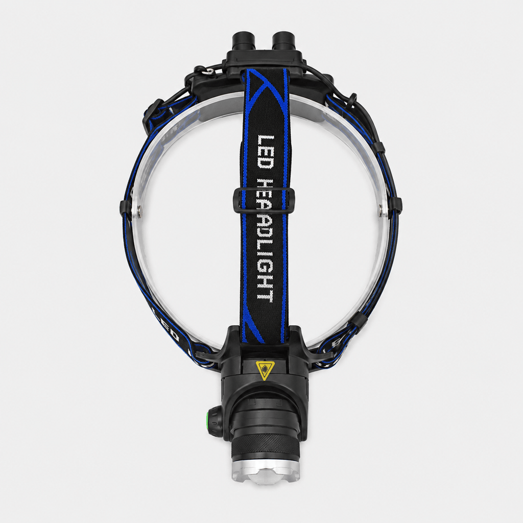 Hiking Camping zoomable LED headlamp high power waterproof hiking